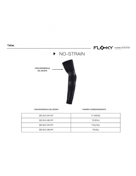 Manguito Floky No Strain - Fit impulso
