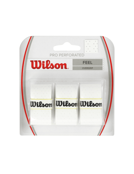 Pack 3 Overgrips Wilson Pro Perforated - Fit impulso