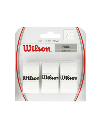 Pack 3 Overgrips Wilson Pro Perforated - Fit impulso